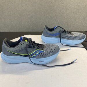 Saucony Women's S10830-15 Ride 16 Running Shoes,  Fossil/Pool,  Size 9.5 Wide US